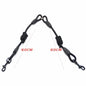 Small Nylon Double lead leash