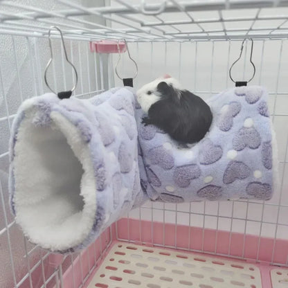 Pet channel Flower soft plush tunnel nest