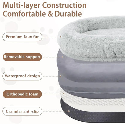 Human Dog Bed, 71''x45''x12''Size