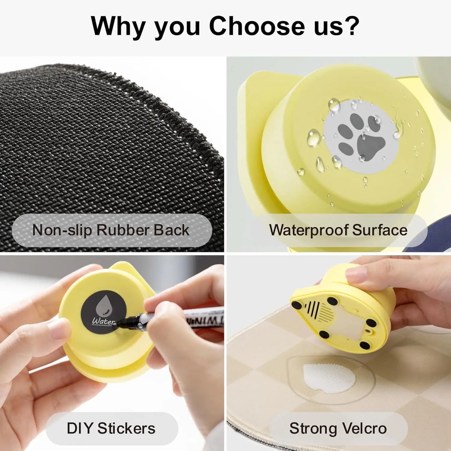 Dog Talking Button Set with Mat- 12 Pack
