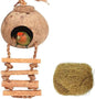 Natural Coconut Fiber Hanging Birdhouse