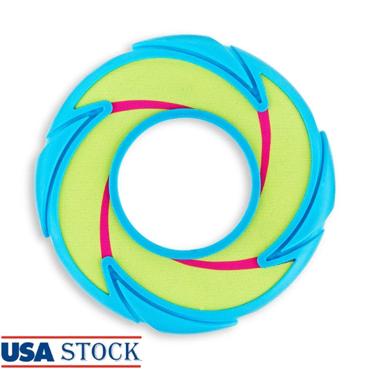 Durable Neon Dog Fetch Toy 9 Inch Disc