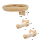 Cat Wall Mounted Solid Wooden Furniture Climbing Ladder and Cat Hammock